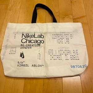 nike x off white tote bag